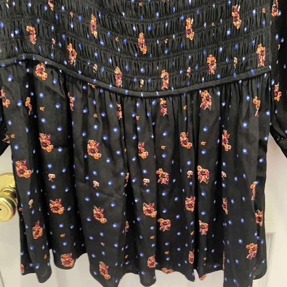 Free People Square Neck Mini Dress Size SP - Picture 10 of 17